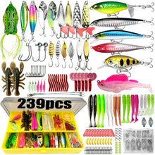 Load image into Gallery viewer, Multi-Lure Tackle Box Kit 83–409pcs