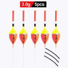 Load image into Gallery viewer, FTK Carp Big-Belly Vertical Floats 5-Pack