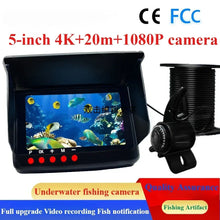 Load image into Gallery viewer, 5-Inch 4K Ice Fishing Camera