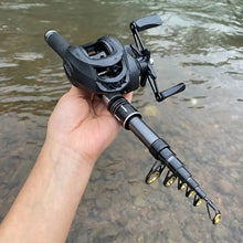 Load image into Gallery viewer, Portable Telescopic Travel Rod Reel Combo 1.5–2.4m