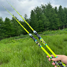 Load image into Gallery viewer, Carbon Fiber Travel Lure Rod – 4/5 Section (1.8–2.1m)
