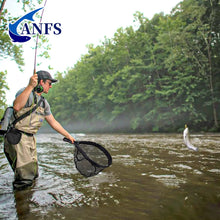 Load image into Gallery viewer, Rubber Coated Trout Bass Landing Net