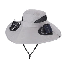 Load image into Gallery viewer, Solar Fan Fishing Hat