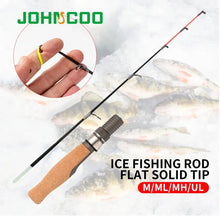 Load image into Gallery viewer, JOHNCOO 50cm Ice Fishing Rod with Cork Handle