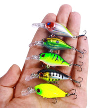 Load image into Gallery viewer, 5-Piece Mini Crankbait Set 5cm / 4.4g