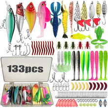 Load image into Gallery viewer, Multi-Lure Tackle Box Kit 83–409pcs