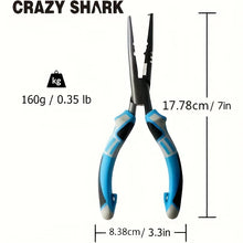 Load image into Gallery viewer, Carbon Steel Fishing Multi-Tool Pliers
