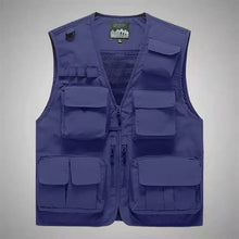 Load image into Gallery viewer, Breathable Mesh Multi-Pocket Outdoor Vest (M–7XL)