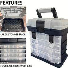 Load image into Gallery viewer, 4-Layer Portable Tackle Box