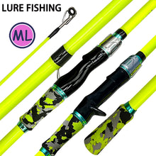 Load image into Gallery viewer, Carbon Fiber Travel Lure Rod – 4/5 Section (1.8–2.1m)