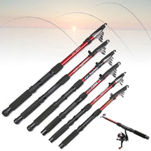 Load image into Gallery viewer, Fiberglass Telescopic Sea Fishing Rod (1.5–3.0m)