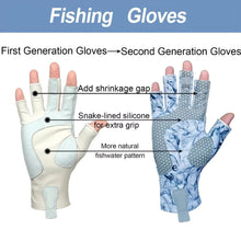 Load image into Gallery viewer, Riverruns Fingerless Fishing Gloves