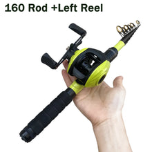 Load image into Gallery viewer, Telescopic Travel Rod Reel Combo 1.6–2.4m