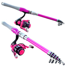 Load image into Gallery viewer, Trout Carbon Telescopic Rod &amp; Reel Combo, 1.5–2.4m