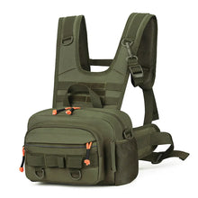 Load image into Gallery viewer, Tactical Fishing Chest Pack with Rod Holder