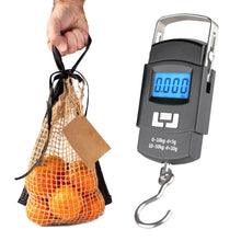 Load image into Gallery viewer, Portable Digital Hanging Fish Scale 50kg