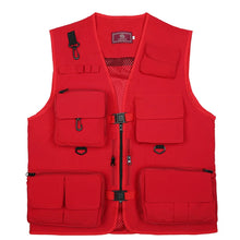 Load image into Gallery viewer, Quick-Dry Multi-Pocket Mesh Fishing Vest