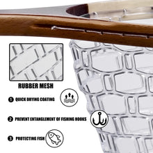 Load image into Gallery viewer, Rubber Mesh Trout Landing Net