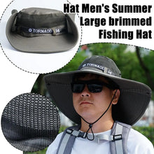 Load image into Gallery viewer, Wide Brim Mesh Fishing Bucket Hat