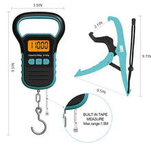 Load image into Gallery viewer, Hanging Fish Scale with Ruler and Catch