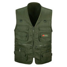Load image into Gallery viewer, Lightweight Multi-Pocket Summer Vest