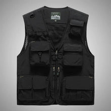 Load image into Gallery viewer, Breathable Mesh Multi-Pocket Outdoor Vest (M–7XL)