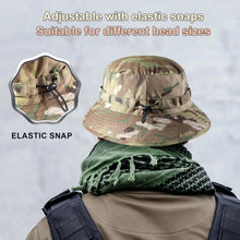 Load image into Gallery viewer, Camo Tactical Fishing Boonie