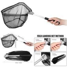 Load image into Gallery viewer, Aluminum Telescoping Landing Net