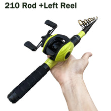 Load image into Gallery viewer, Telescopic Travel Rod Reel Combo 1.6–2.4m