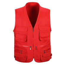 Load image into Gallery viewer, Lightweight Multi-Pocket Summer Vest
