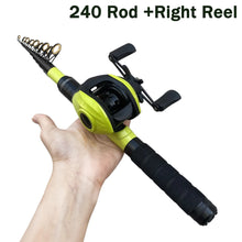 Load image into Gallery viewer, Telescopic Travel Rod Reel Combo 1.6–2.4m