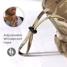 Load image into Gallery viewer, Camo Tactical Fishing Boonie