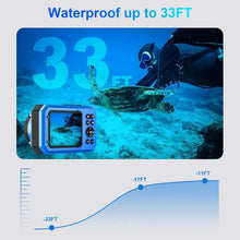 Load image into Gallery viewer, 4K Waterproof Dual-Screen Underwater Camera