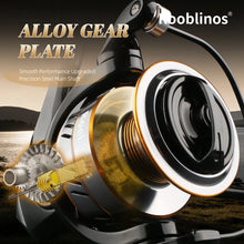 Load image into Gallery viewer, Rooblinos HE Ultralight Metal Spinning Reel (1000–7000)
