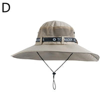 Load image into Gallery viewer, Wide Brim Mesh Fishing Bucket Hat