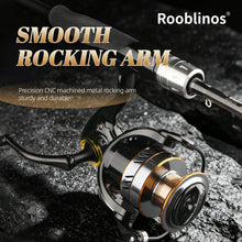 Load image into Gallery viewer, Rooblinos HE Ultralight Metal Spinning Reel (1000–7000)