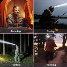 Load image into Gallery viewer, Rechargeable Motion Sensor Headlamp