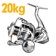 Load image into Gallery viewer, High-Drag Stainless Metal Spinning Reel (2000–6000)