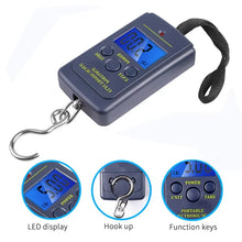 Load image into Gallery viewer, Digital Fish Scale with Ruler 50kg