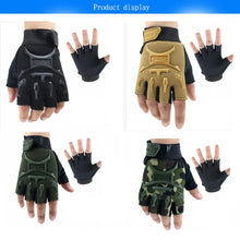 Load image into Gallery viewer, Kids Half-Finger Fishing Gloves