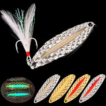 Load image into Gallery viewer, Sequin Feather-Tail Spinner Spoon (2.5–20g)