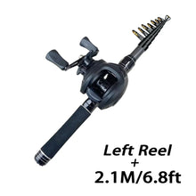 Load image into Gallery viewer, Portable Telescopic Travel Rod Reel Combo 1.5–2.4m