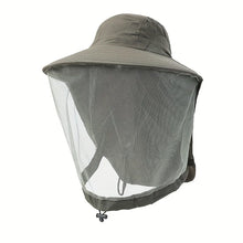 Load image into Gallery viewer, UV Face Cover Fishing Hat