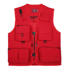 Load image into Gallery viewer, Quick-Dry Multi-Pocket Mesh Fishing Vest