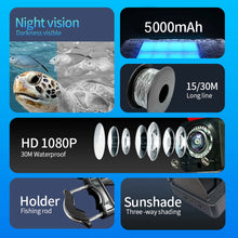 Load image into Gallery viewer, Portable Ice Fishing Camera 1080P IR