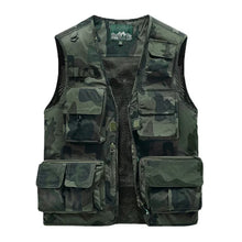 Load image into Gallery viewer, Breathable Mesh Multi-Pocket Outdoor Vest (M–7XL)