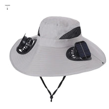 Load image into Gallery viewer, Solar Fan Fishing Hat