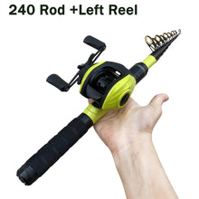 Load image into Gallery viewer, Telescopic Travel Rod Reel Combo 1.6–2.4m