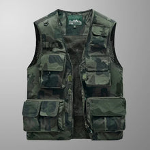Load image into Gallery viewer, Breathable Mesh Multi-Pocket Outdoor Vest (M–7XL)
