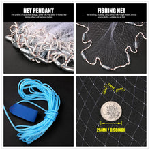 Load image into Gallery viewer, Hand-Throw Cast Net with Sinkers